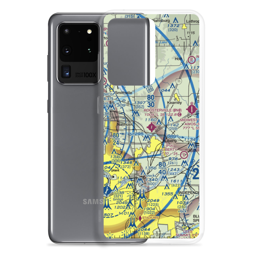 Roosterville Airport (0N0) VFR Sectional Samsung Case Samsung Galaxy S20 Ultra model shown