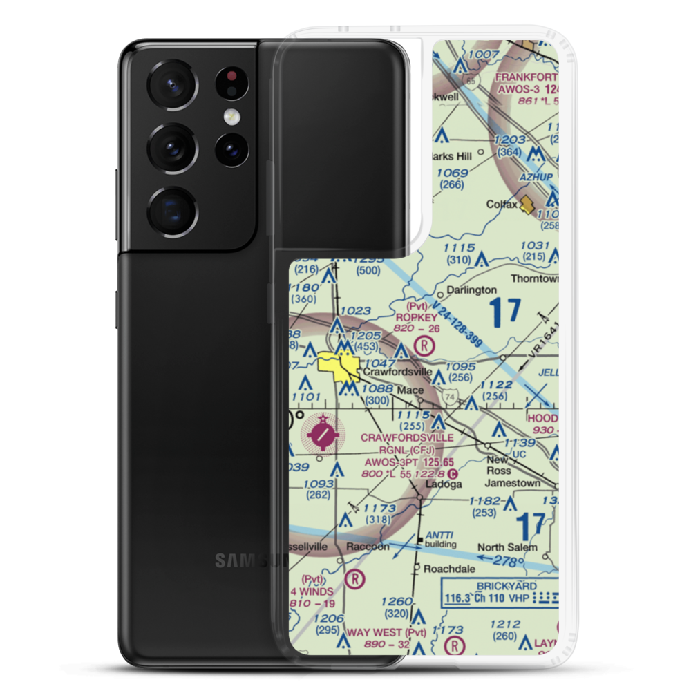 Ropkey Field (50IN) VFR Sectional Samsung Case Samsung Galaxy S21 Ultra model shown