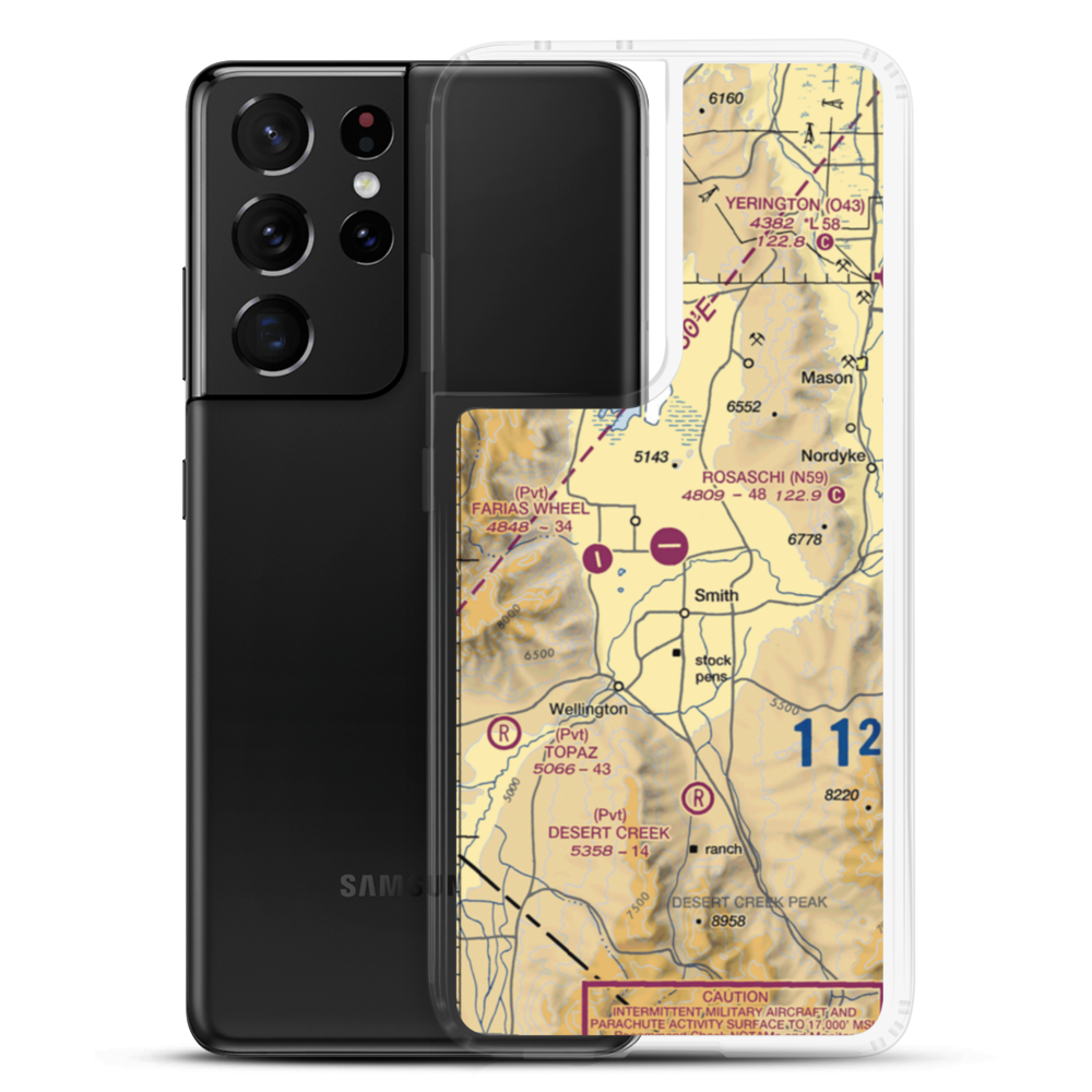 Rosaschi Air Park (N59) VFR Sectional Samsung Case Samsung Galaxy S21 Ultra model shown