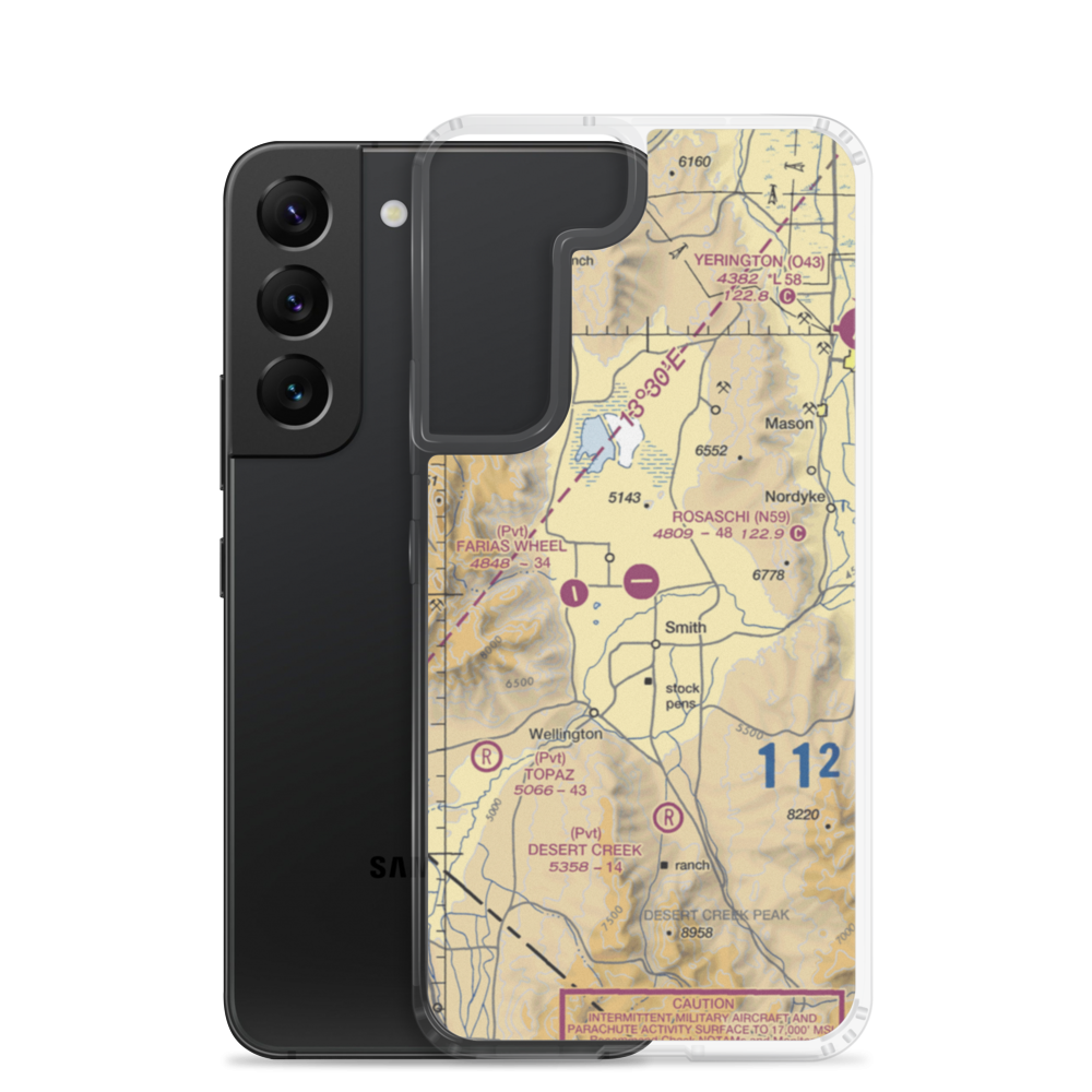 Rosaschi Air Park (N59) VFR Sectional Samsung Case Samsung Galaxy S22 model shown