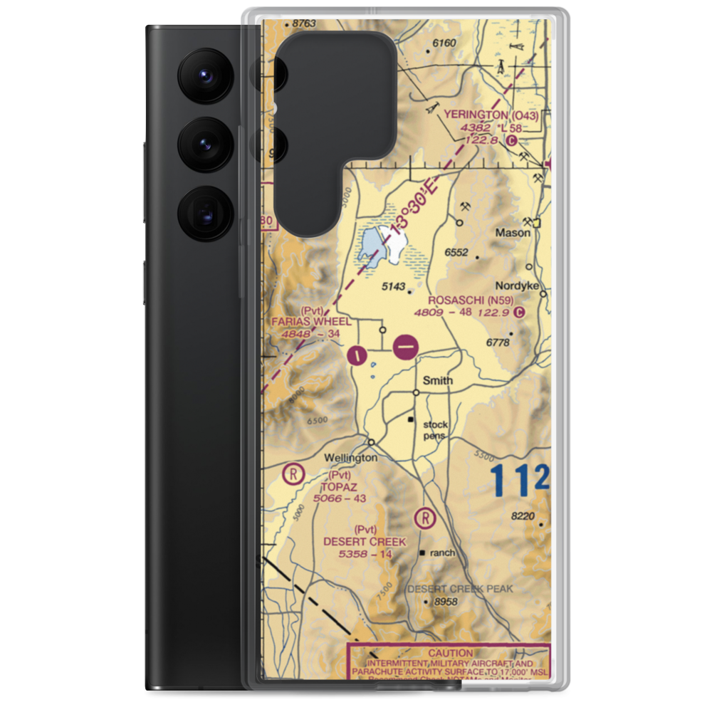 Rosaschi Air Park (N59) VFR Sectional Samsung Case Samsung Galaxy S22 Ultra model shown