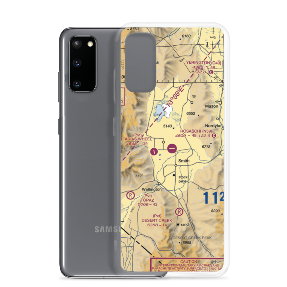 Rosaschi Air Park (N59) VFR Sectional Samsung Case Samsung Galaxy S20 model shown