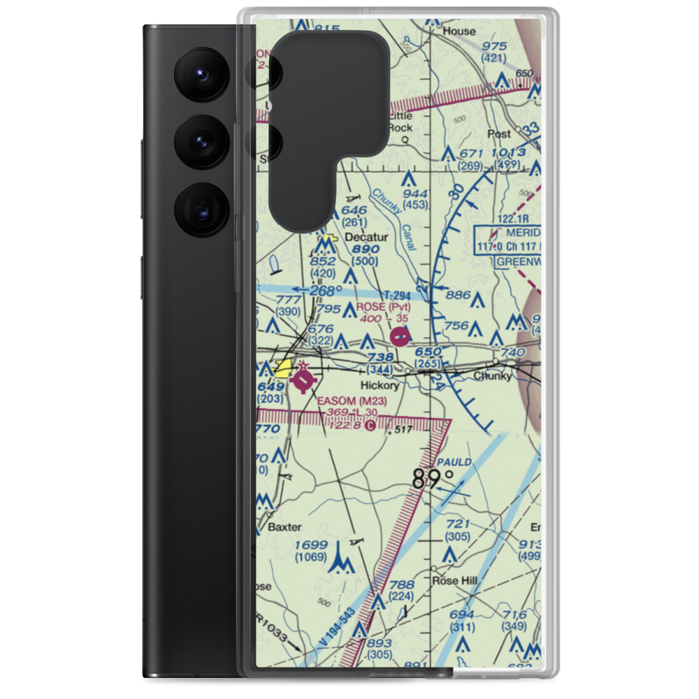 Rose Field (14MS) VFR Sectional Samsung Case Samsung Galaxy S22 Ultra model shown