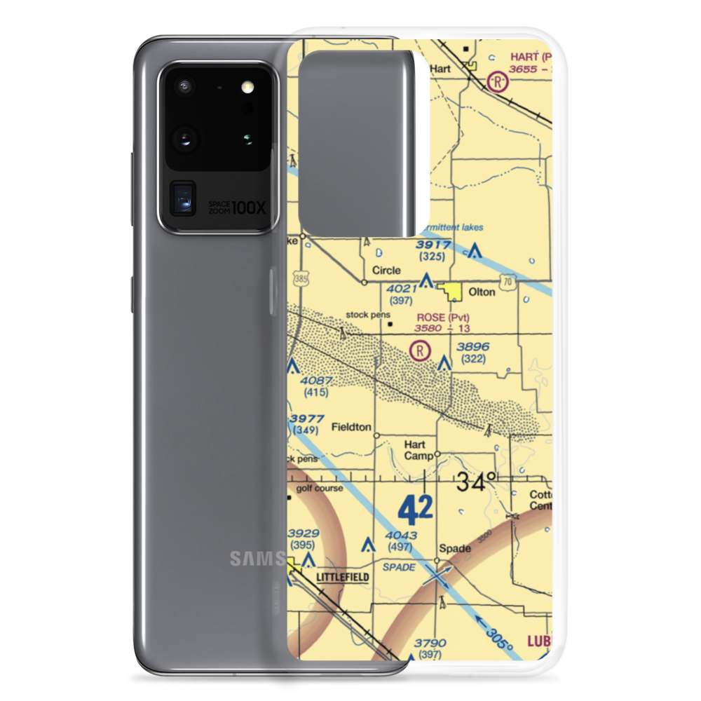 Rose Ranch Airport (XS06) VFR Sectional Samsung Case Samsung Galaxy S20 Ultra model shown