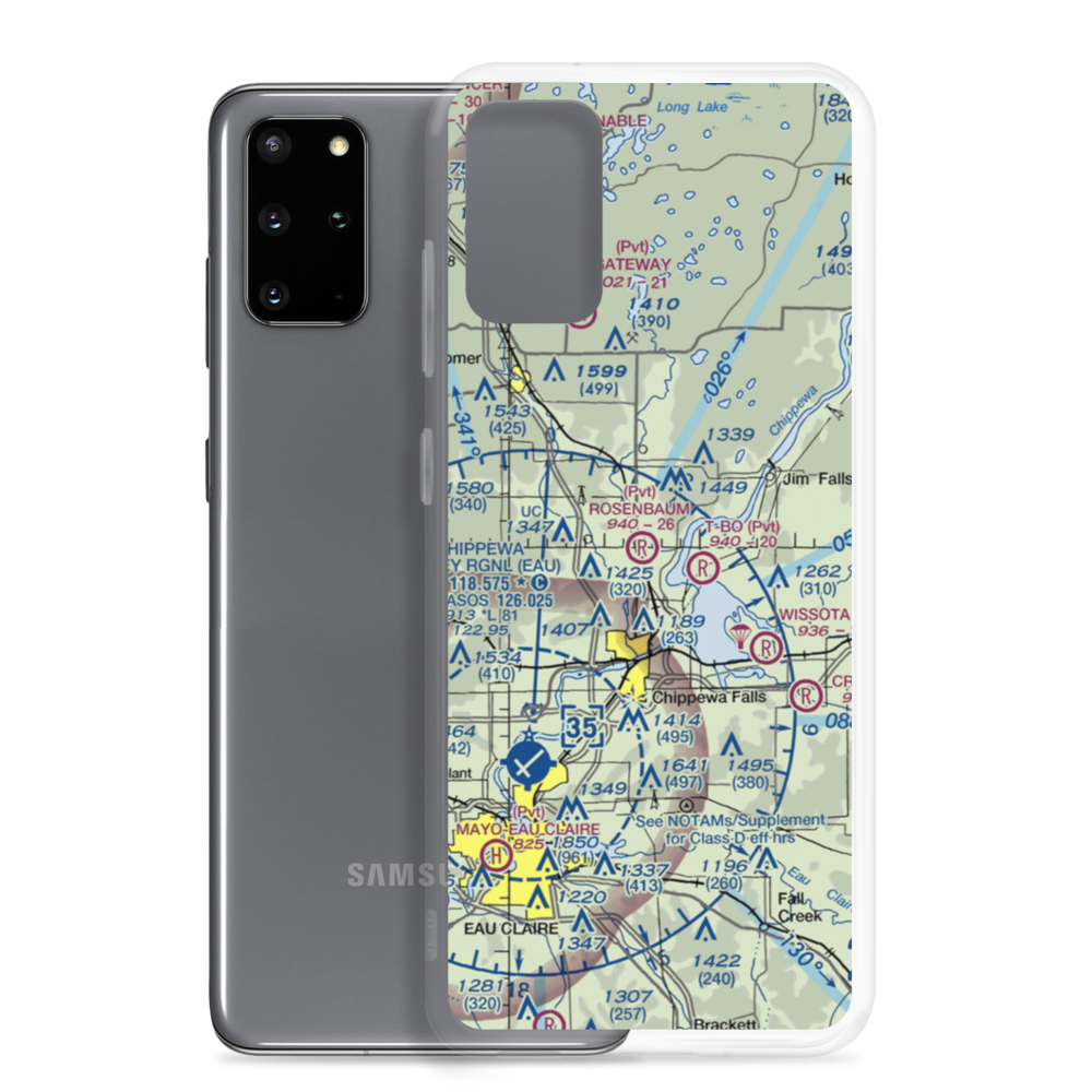 Rosenbaum Field (3WI9) VFR Sectional Samsung Case Samsung Galaxy S20 Plus model shown