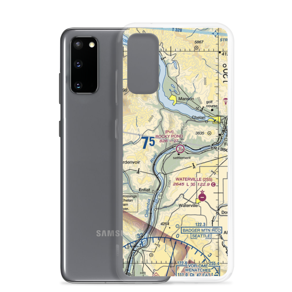 Ross Private Strip (5WA5) VFR Sectional Samsung Case Samsung Galaxy S20 model shown