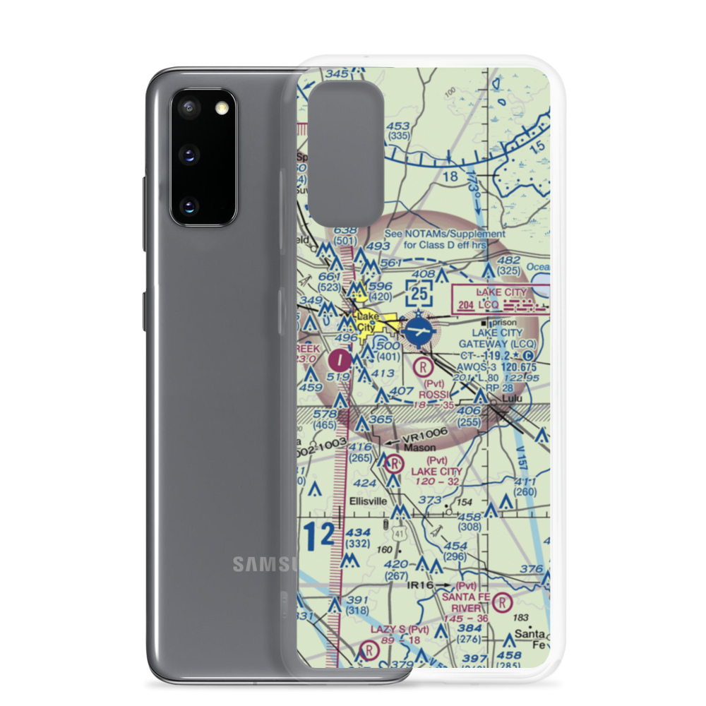 Rossi Field (FL50) VFR Sectional Samsung Case Samsung Galaxy S20 model shown