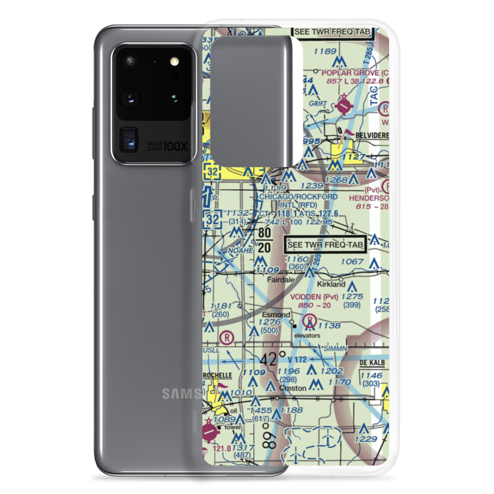 Rotstein Airport (IS59) VFR Sectional Samsung Case Samsung Galaxy S20 Ultra model shown