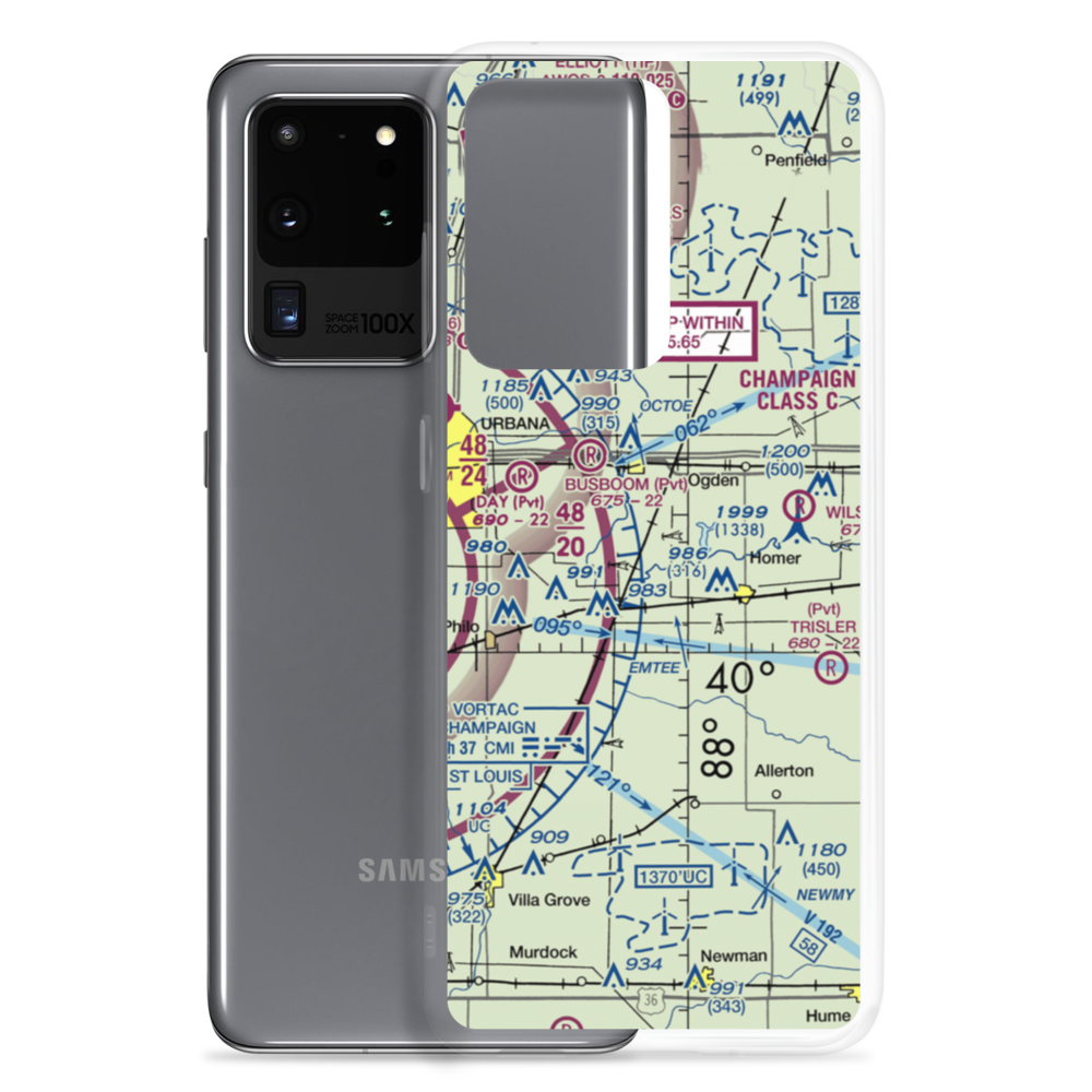 Routh Airport (9IL2) VFR Sectional Samsung Case Samsung Galaxy S20 Ultra model shown