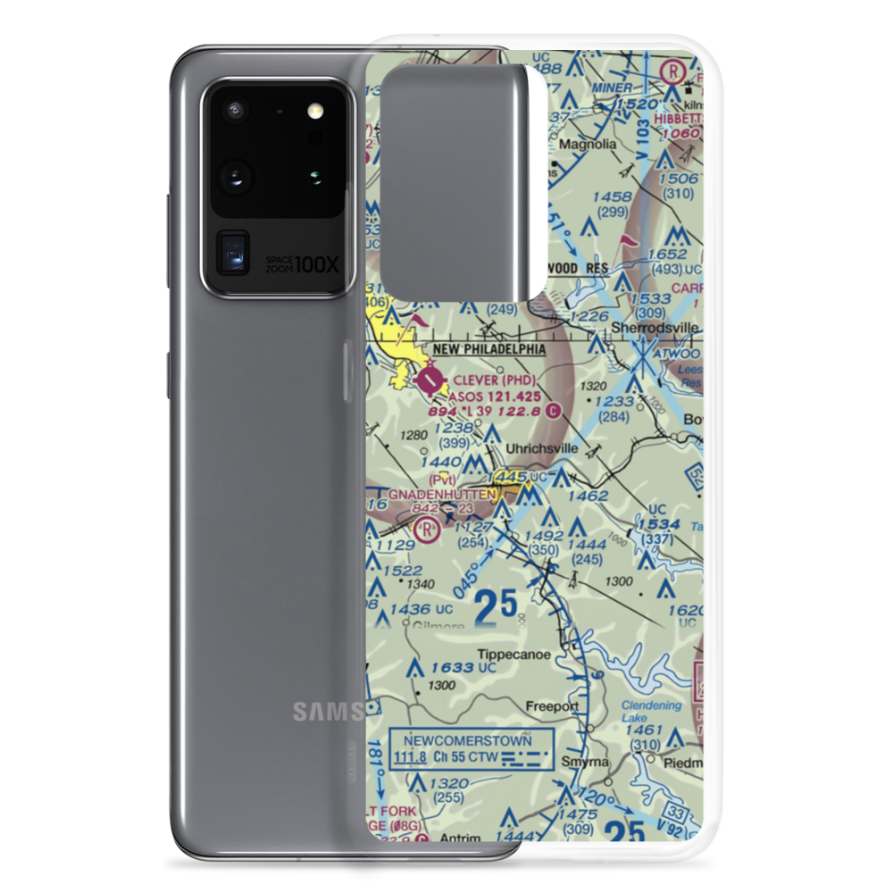 Roxford Airport (OA14) VFR Sectional Samsung Case Samsung Galaxy S20 Ultra model shown