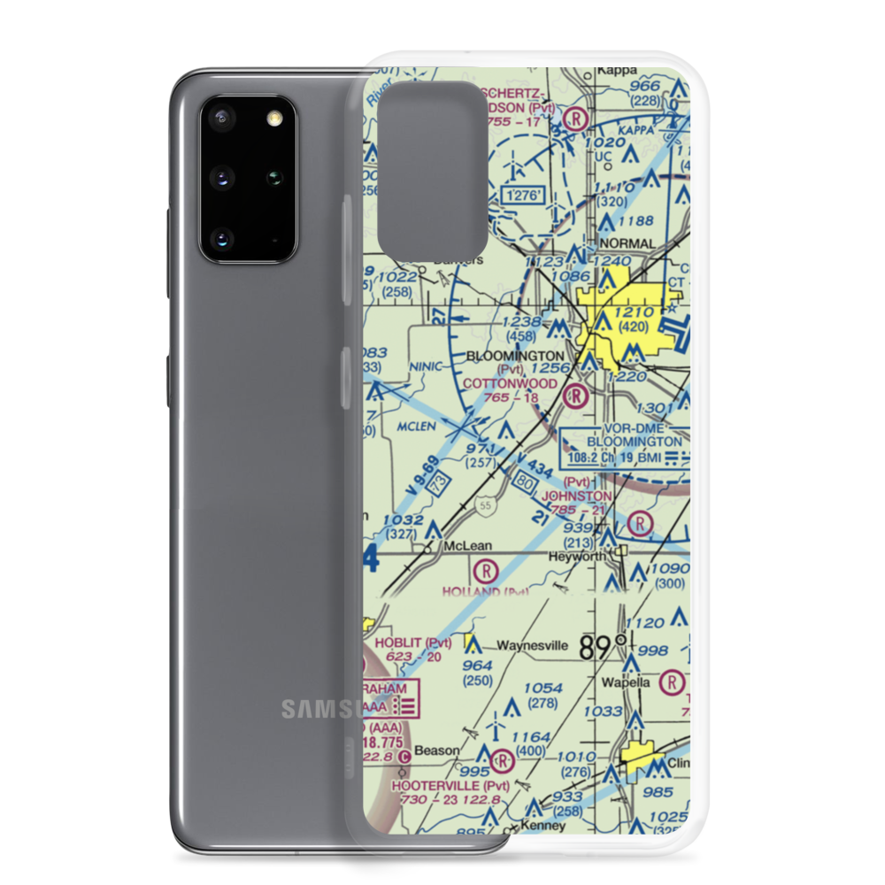 Roy Burden Restricted Landing Area (2LL3) VFR Sectional Samsung Case Samsung Galaxy S20 Plus model shown