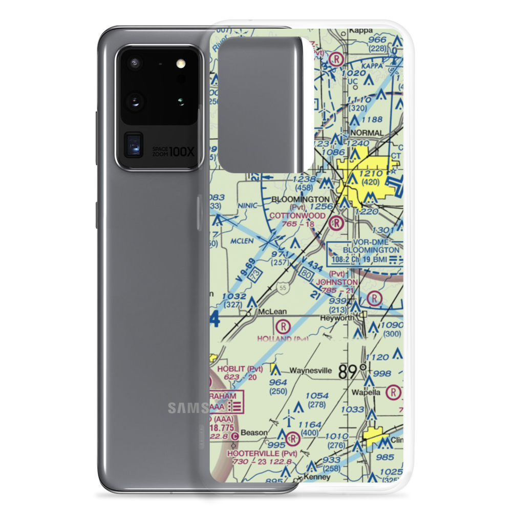 Roy Burden Restricted Landing Area (2LL3) VFR Sectional Samsung Case Samsung Galaxy S20 Ultra model shown