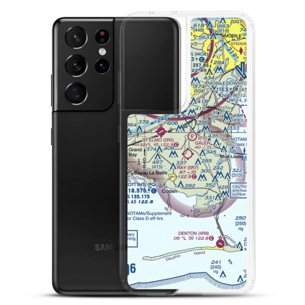 Roy E. Ray Airport (5R7) VFR Sectional Samsung Case Samsung Galaxy S21 Ultra model shown