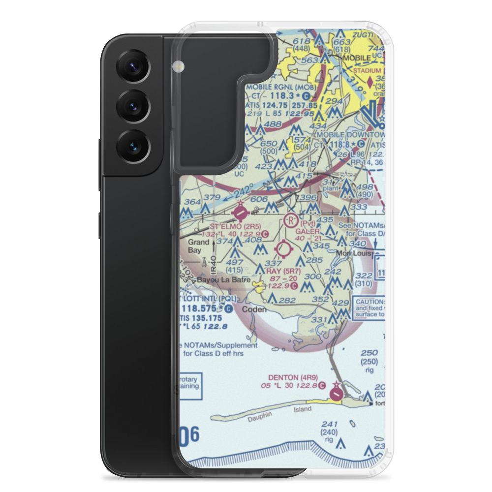 Roy E. Ray Airport (5R7) VFR Sectional Samsung Case Samsung Galaxy S22 Plus model shown