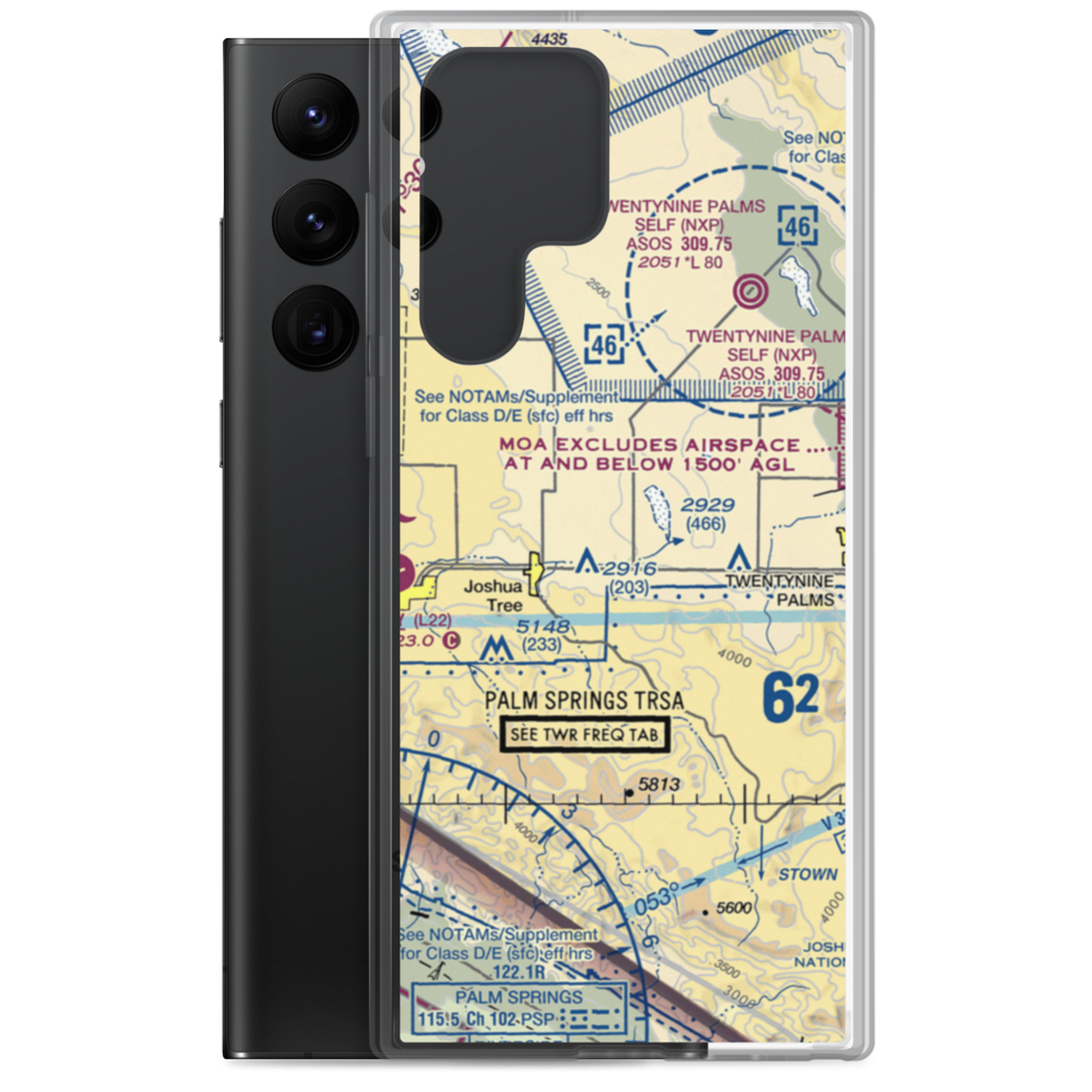 Roy Williams Airport (L80) VFR Sectional Samsung Case Samsung Galaxy S22 Ultra model shown