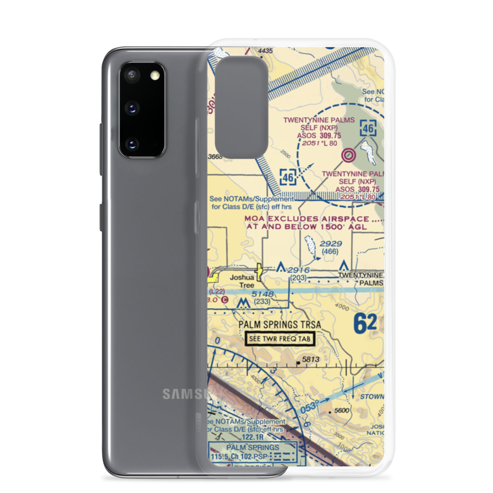 Roy Williams Airport (L80) VFR Sectional Samsung Case Samsung Galaxy S20 model shown