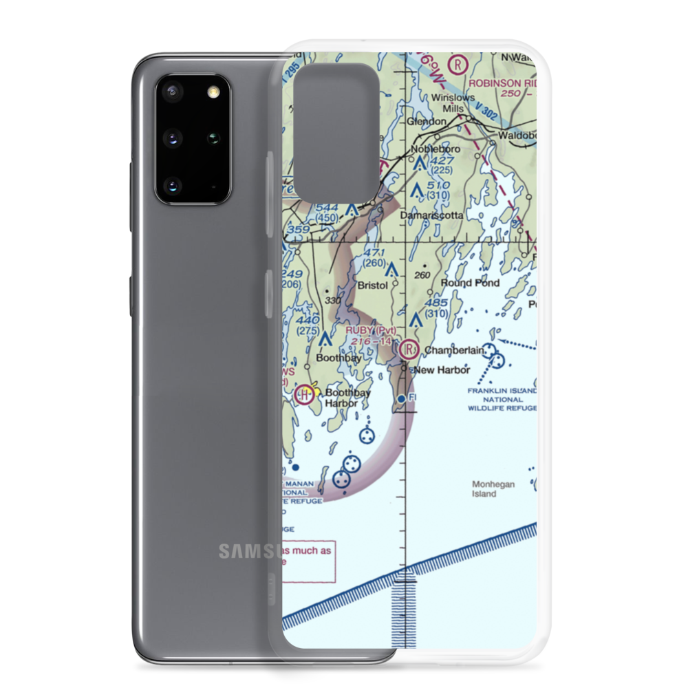 Ruby Airport (18ME) VFR Sectional Samsung Case Samsung Galaxy S20 Plus model shown