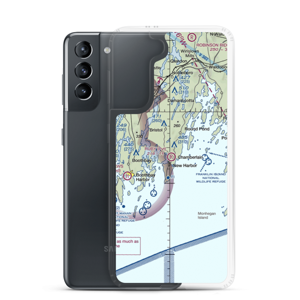 Ruby Airport (18ME) VFR Sectional Samsung Case Samsung Galaxy S21 model shown