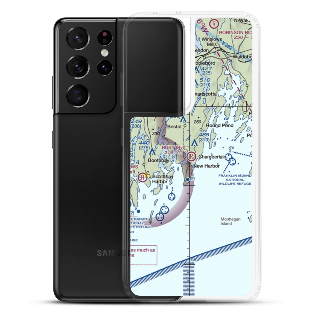 Ruby Airport (18ME) VFR Sectional Samsung Case Samsung Galaxy S21 Ultra model shown