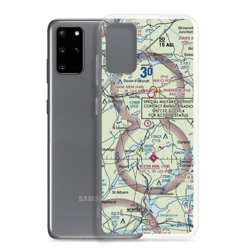 Ruby Field (ME32) VFR Sectional Samsung Case Samsung Galaxy S20 Plus model shown