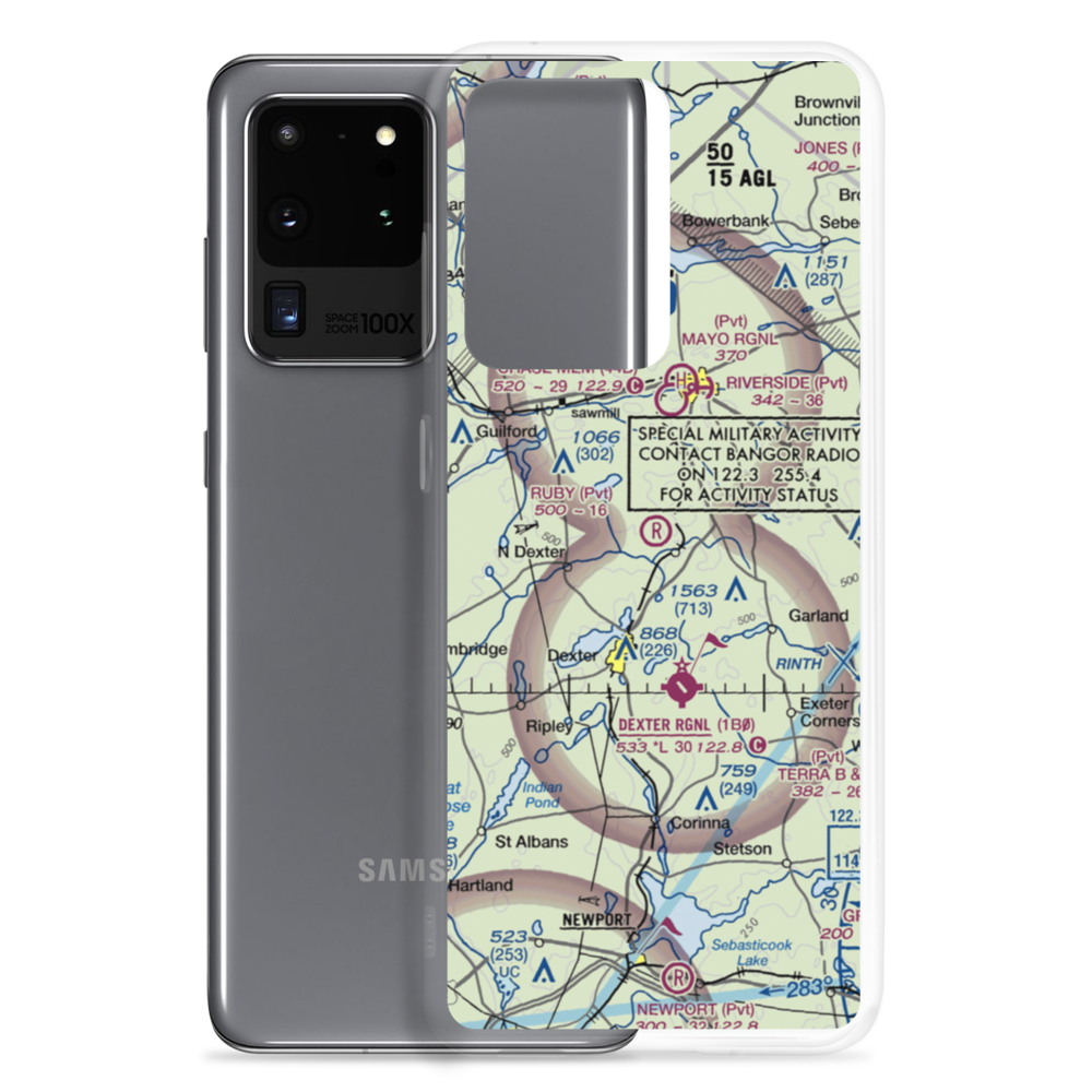 Ruby Field (ME32) VFR Sectional Samsung Case Samsung Galaxy S20 Ultra model shown