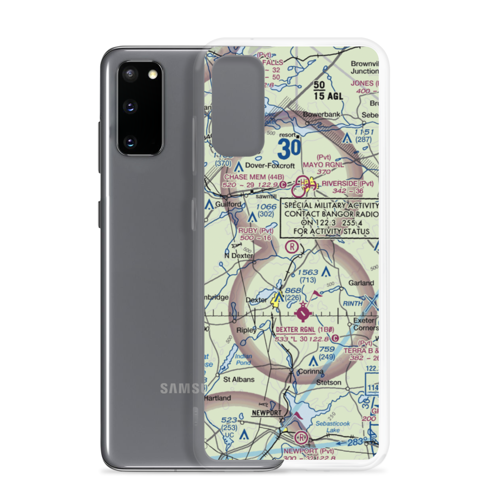 Ruby Field (ME32) VFR Sectional Samsung Case Samsung Galaxy S20 model shown