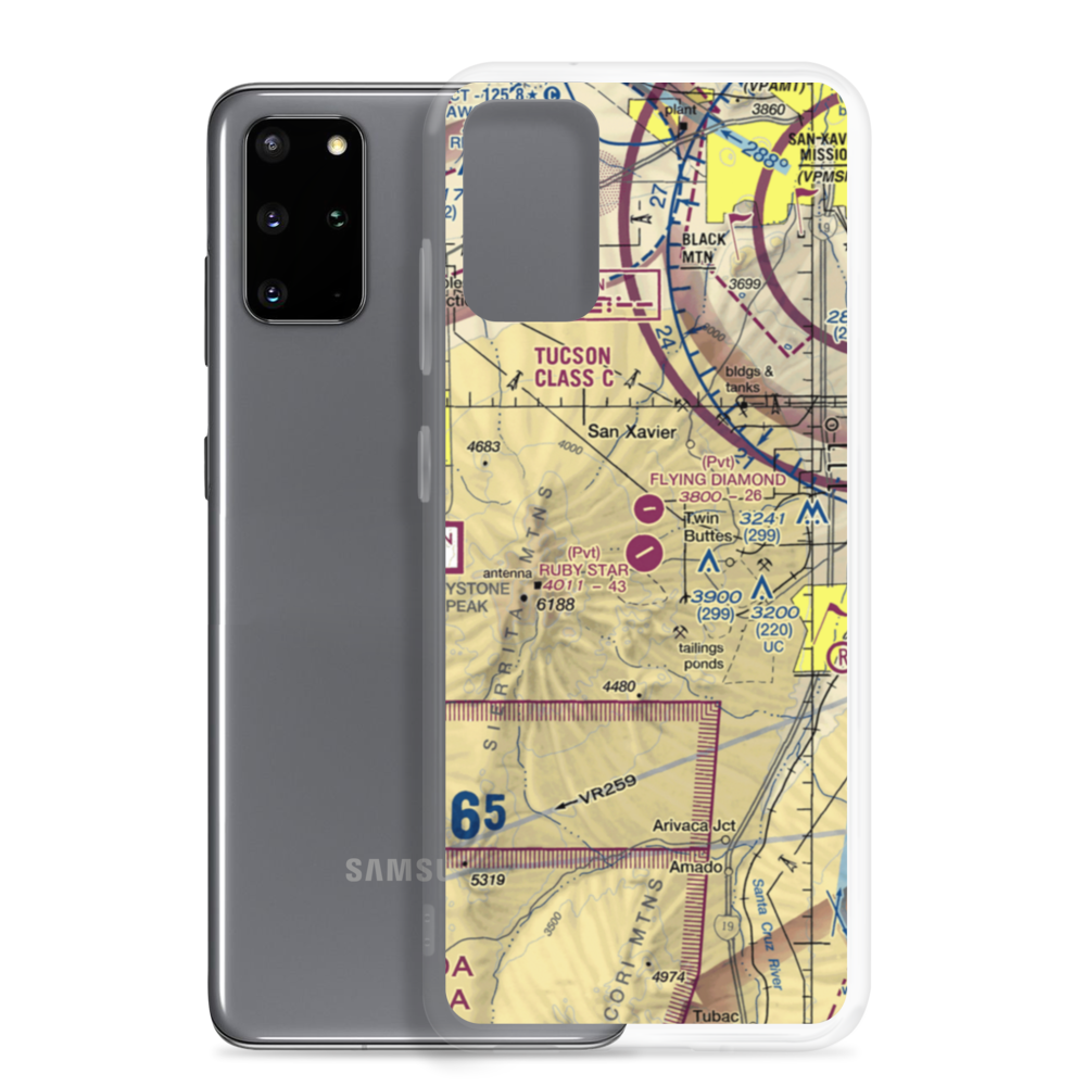 Ruby Star Airpark (14AZ) VFR Sectional Samsung Case Samsung Galaxy S20 Plus model shown