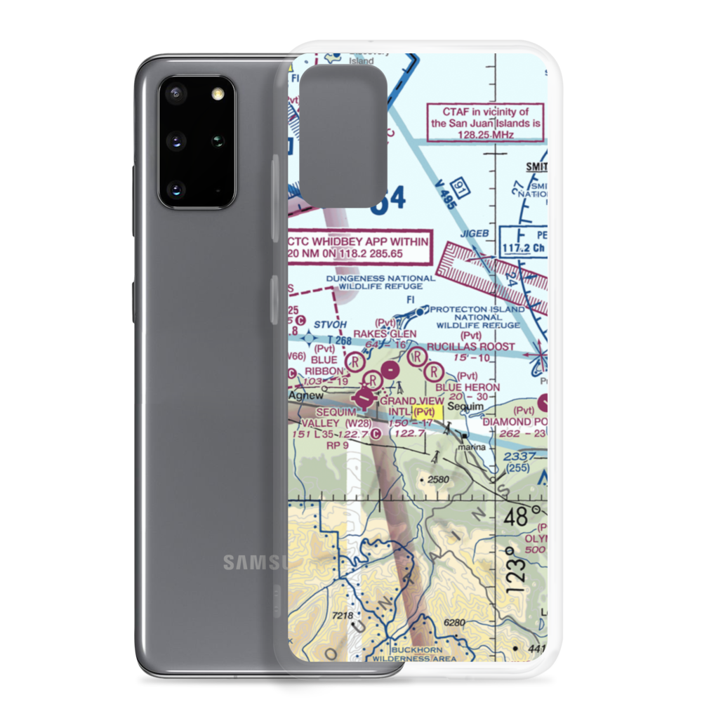 Rucilla's Roost Airport (0WN0) VFR Sectional Samsung Case Samsung Galaxy S20 Plus model shown