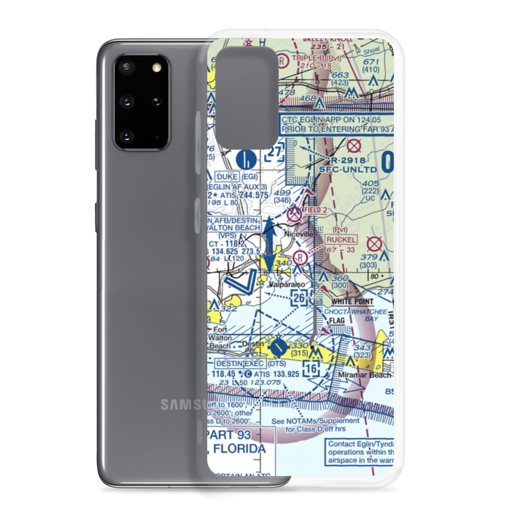 Ruckel Airport (FL17) VFR Sectional Samsung Case Samsung Galaxy S20 Plus model shown