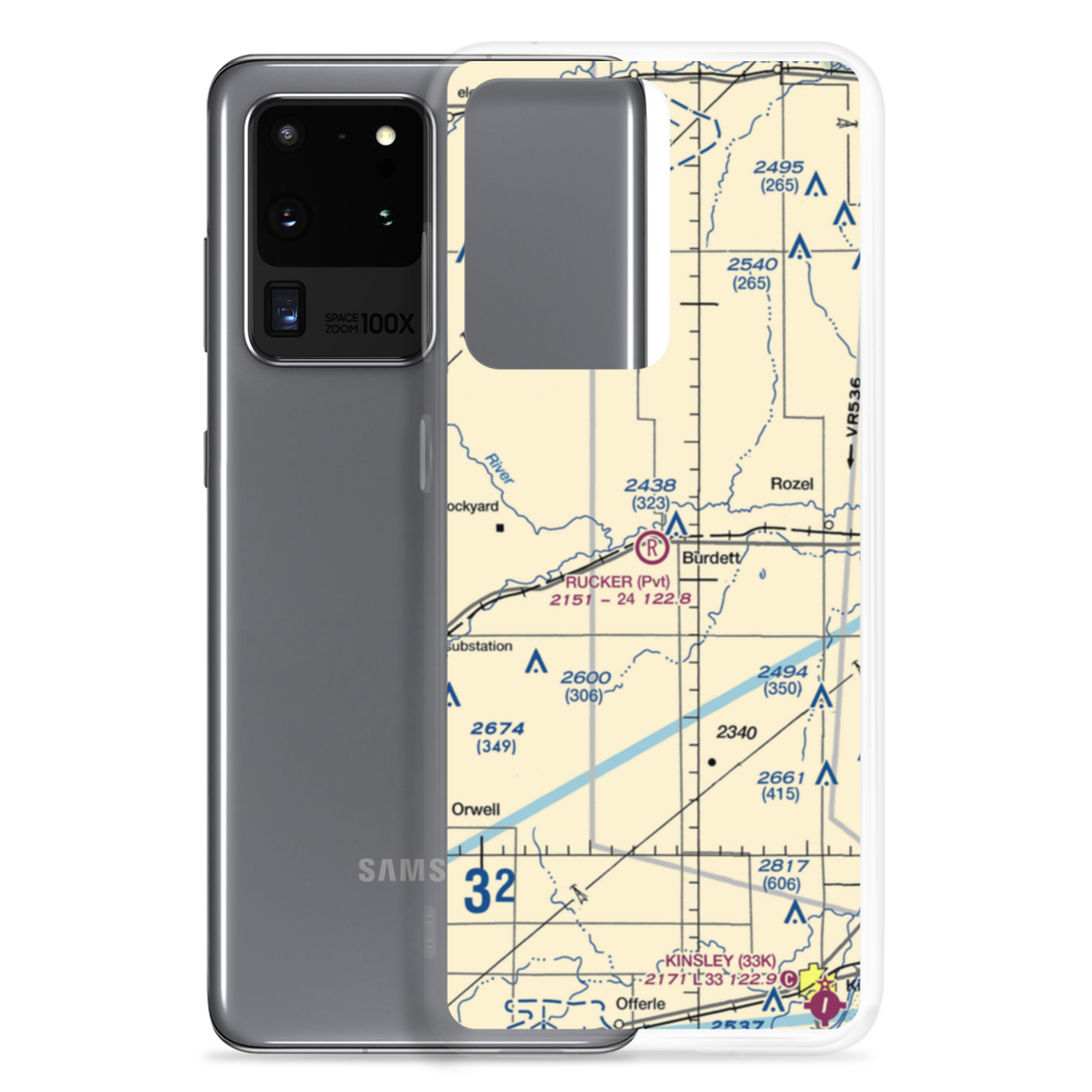 Rucker Airport (SN29) VFR Sectional Samsung Case Samsung Galaxy S20 Ultra model shown