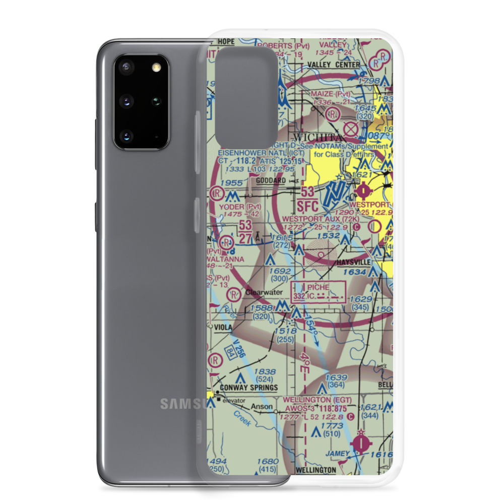 Rucker Airport (SN34) VFR Sectional Samsung Case Samsung Galaxy S20 Plus model shown