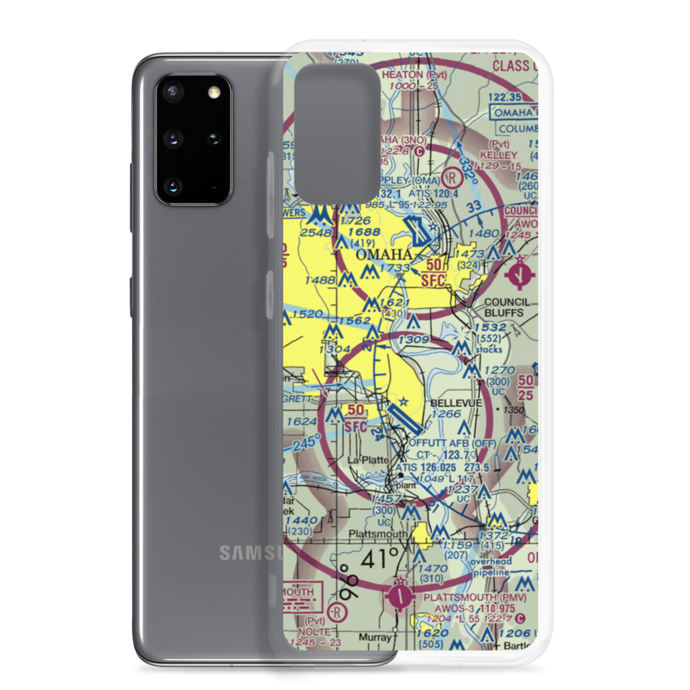 Ruckl Airport (IA35) VFR Sectional Samsung Case Samsung Galaxy S20 Plus model shown
