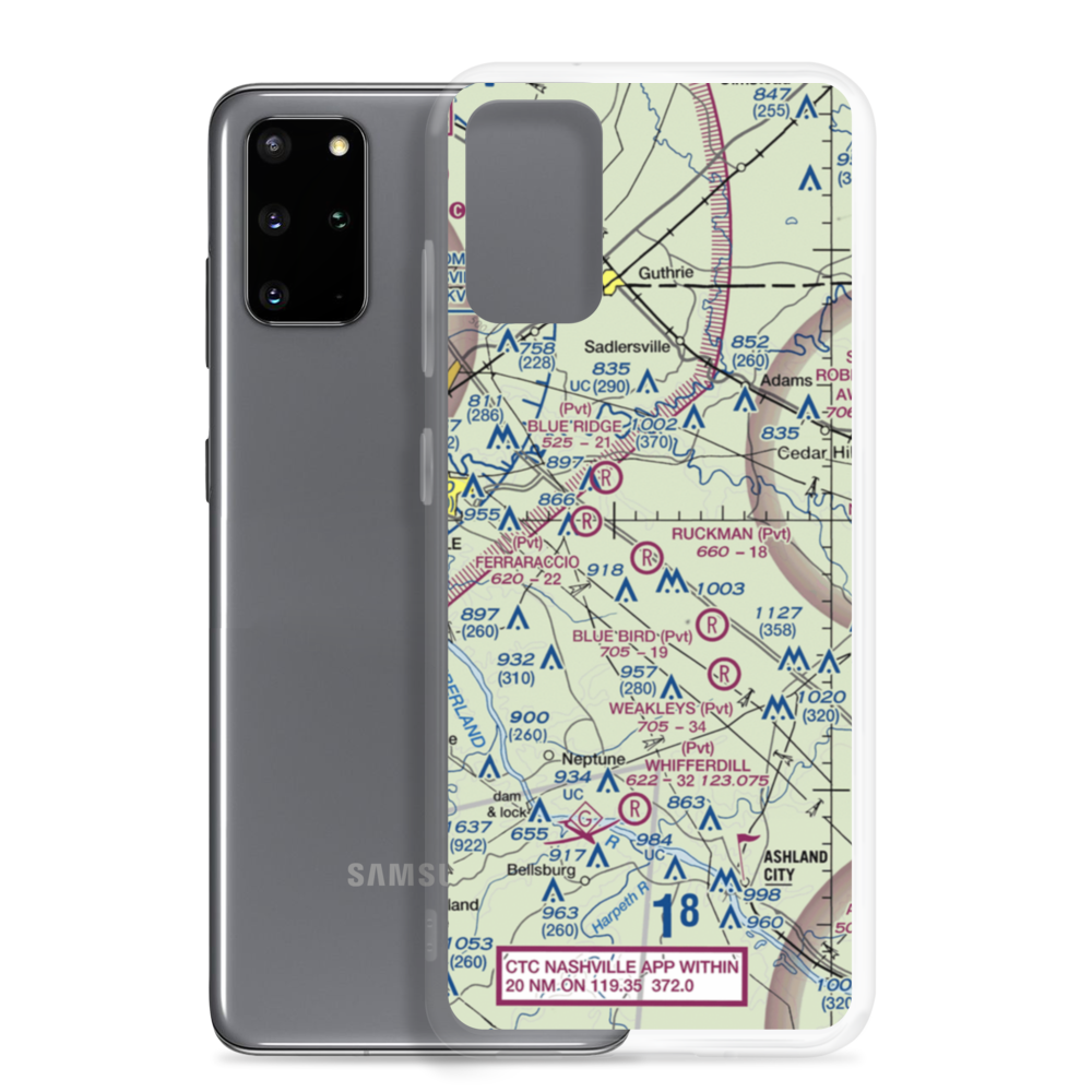 Ruckman Field (36TN) VFR Sectional Samsung Case Samsung Galaxy S20 Plus model shown
