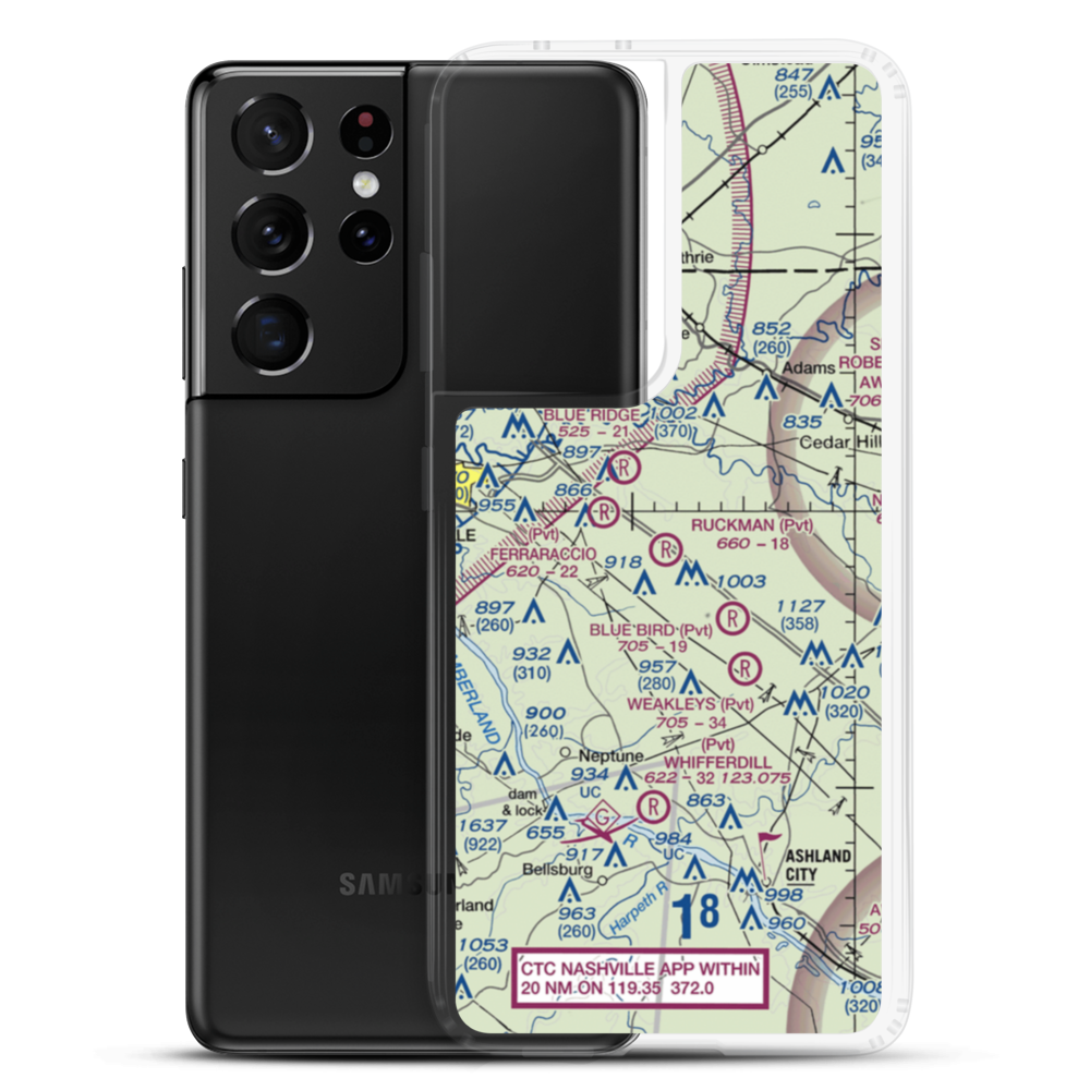 Ruckman Field (36TN) VFR Sectional Samsung Case Samsung Galaxy S21 Ultra model shown
