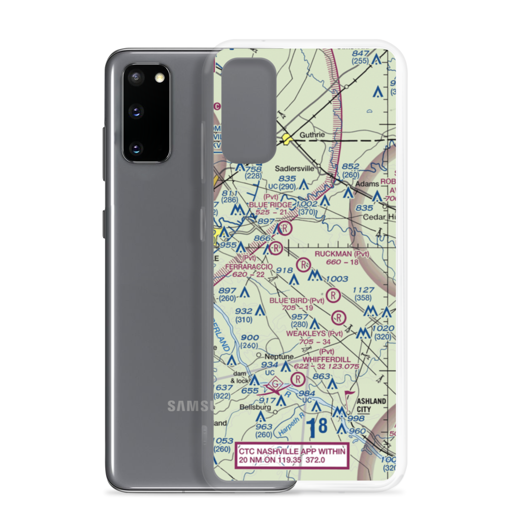 Ruckman Field (36TN) VFR Sectional Samsung Case Samsung Galaxy S20 model shown