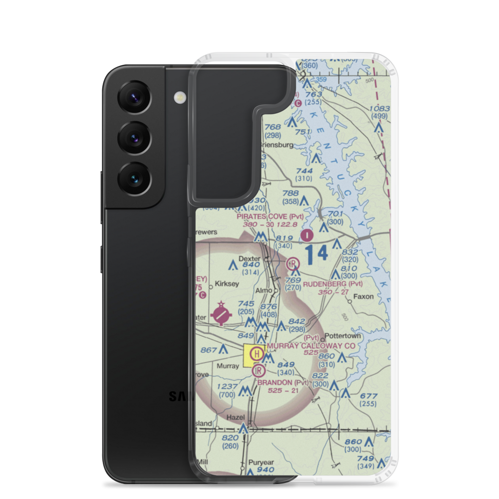 Rudenberg Field (54KY) VFR Sectional Samsung Case Samsung Galaxy S22 model shown