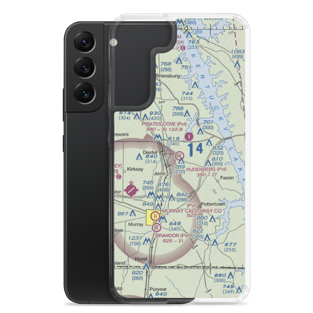Rudenberg Field (54KY) VFR Sectional Samsung Case Samsung Galaxy S22 Plus model shown