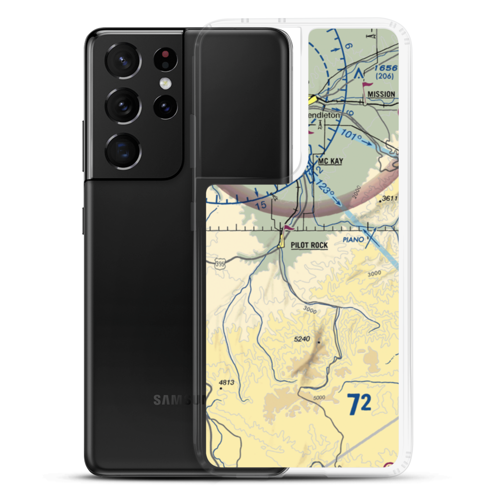 Rugg Ranches Airport (45OG) VFR Sectional Samsung Case Samsung Galaxy S21 Ultra model shown