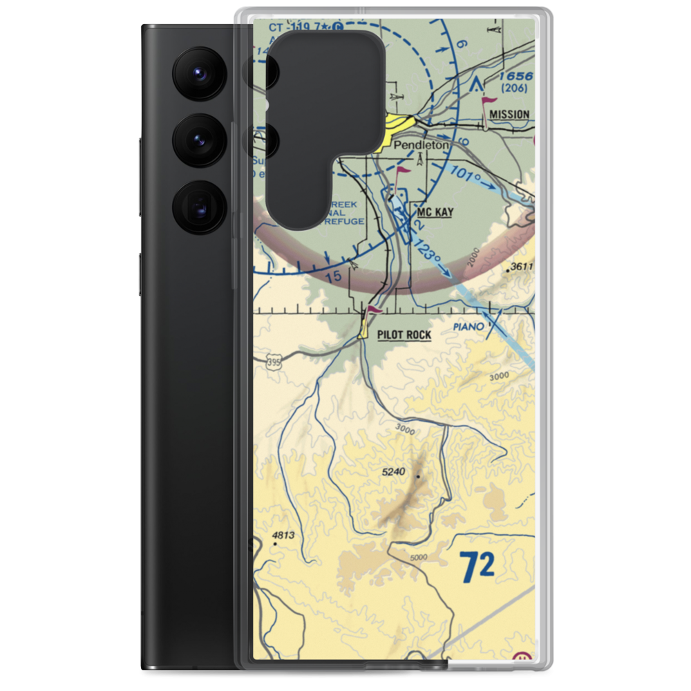 Rugg Ranches Airport (45OG) VFR Sectional Samsung Case Samsung Galaxy S22 Ultra model shown