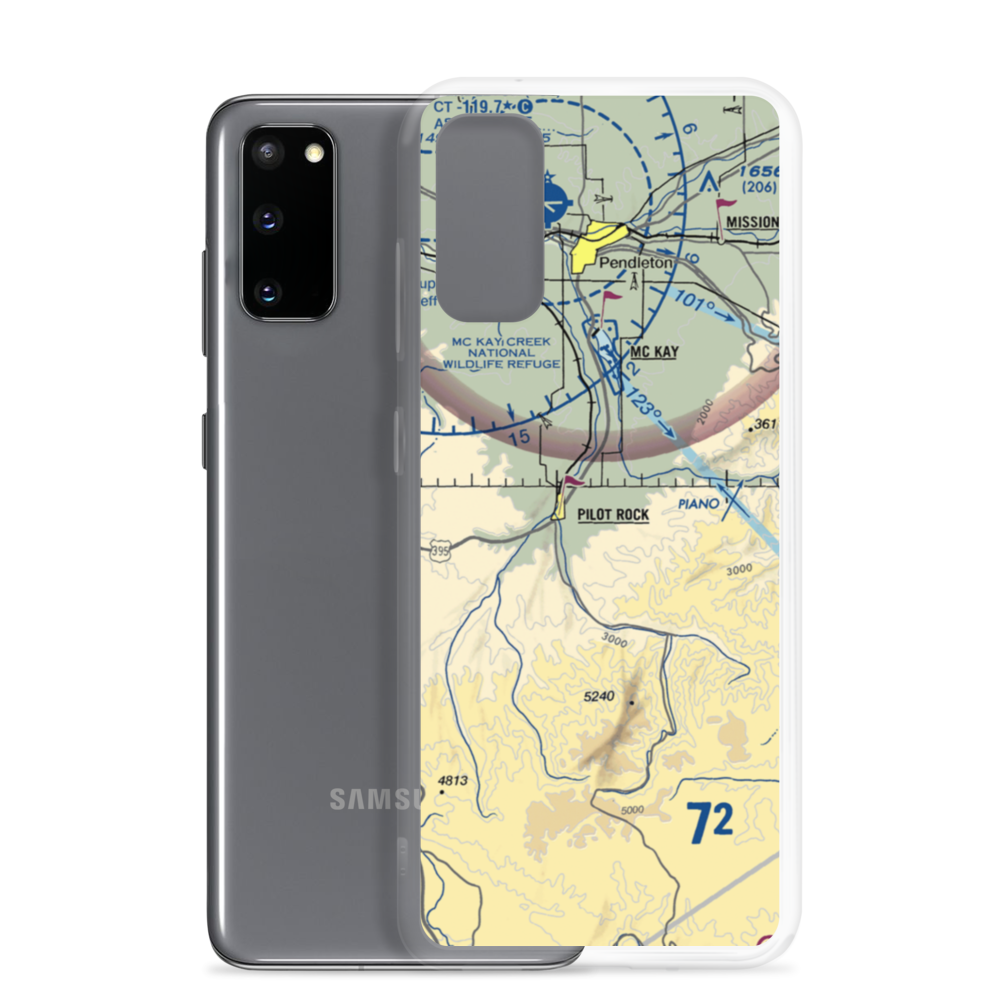 Rugg Ranches Airport (45OG) VFR Sectional Samsung Case Samsung Galaxy S20 model shown