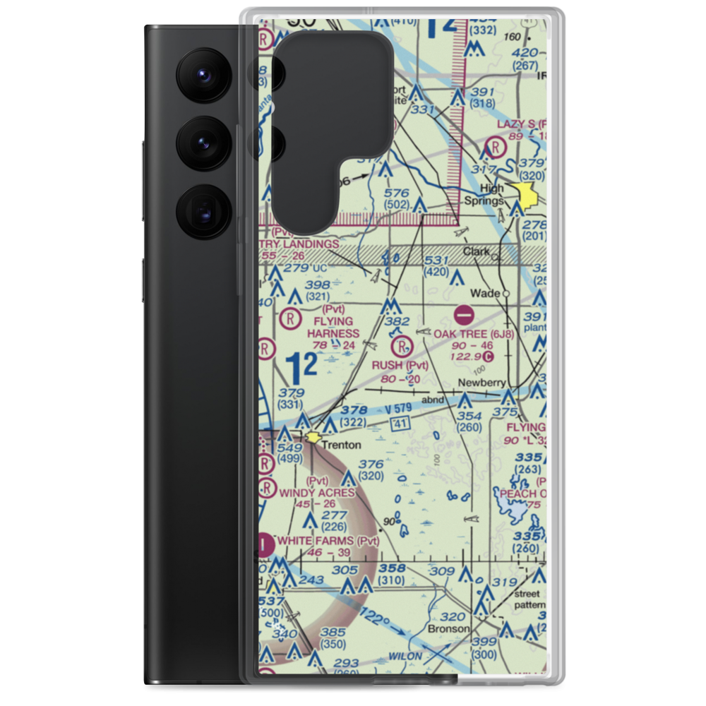 Rush Airport (35FD) VFR Sectional Samsung Case Samsung Galaxy S22 Ultra model shown