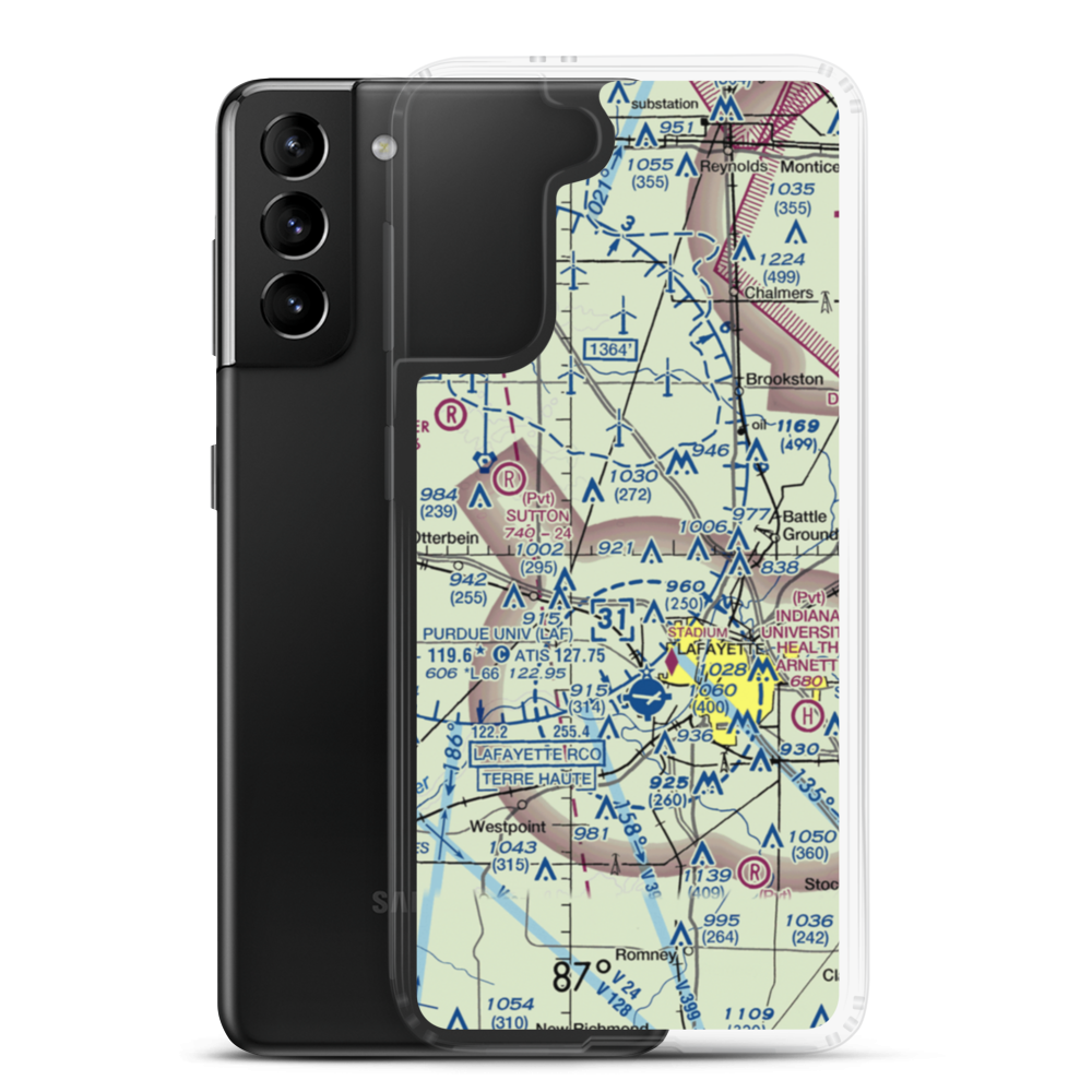 Rush STOLport (44IN) VFR Sectional Samsung Case Samsung Galaxy S21 Plus model shown
