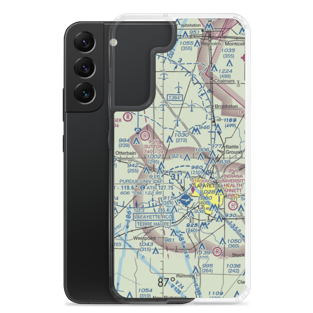 Rush STOLport (44IN) VFR Sectional Samsung Case Samsung Galaxy S22 Plus model shown