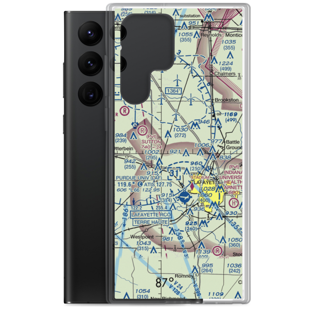 Rush STOLport (44IN) VFR Sectional Samsung Case Samsung Galaxy S22 Ultra model shown