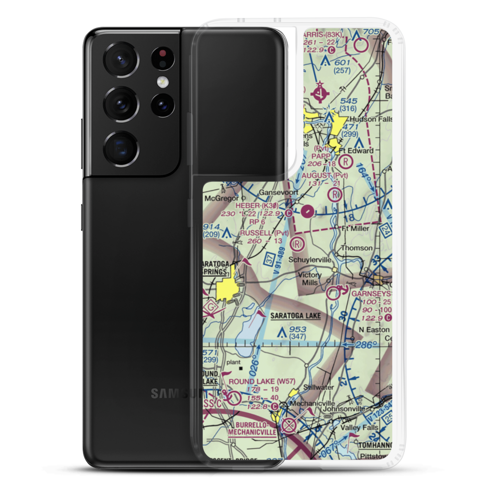 Russell Field (0NY1) VFR Sectional Samsung Case Samsung Galaxy S21 Ultra model shown