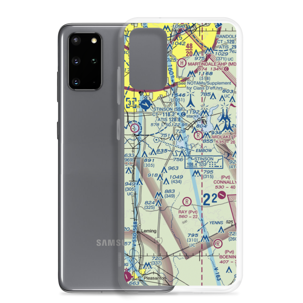 Russell Paradise Airport (2TX1) VFR Sectional Samsung Case Samsung Galaxy S20 Plus model shown