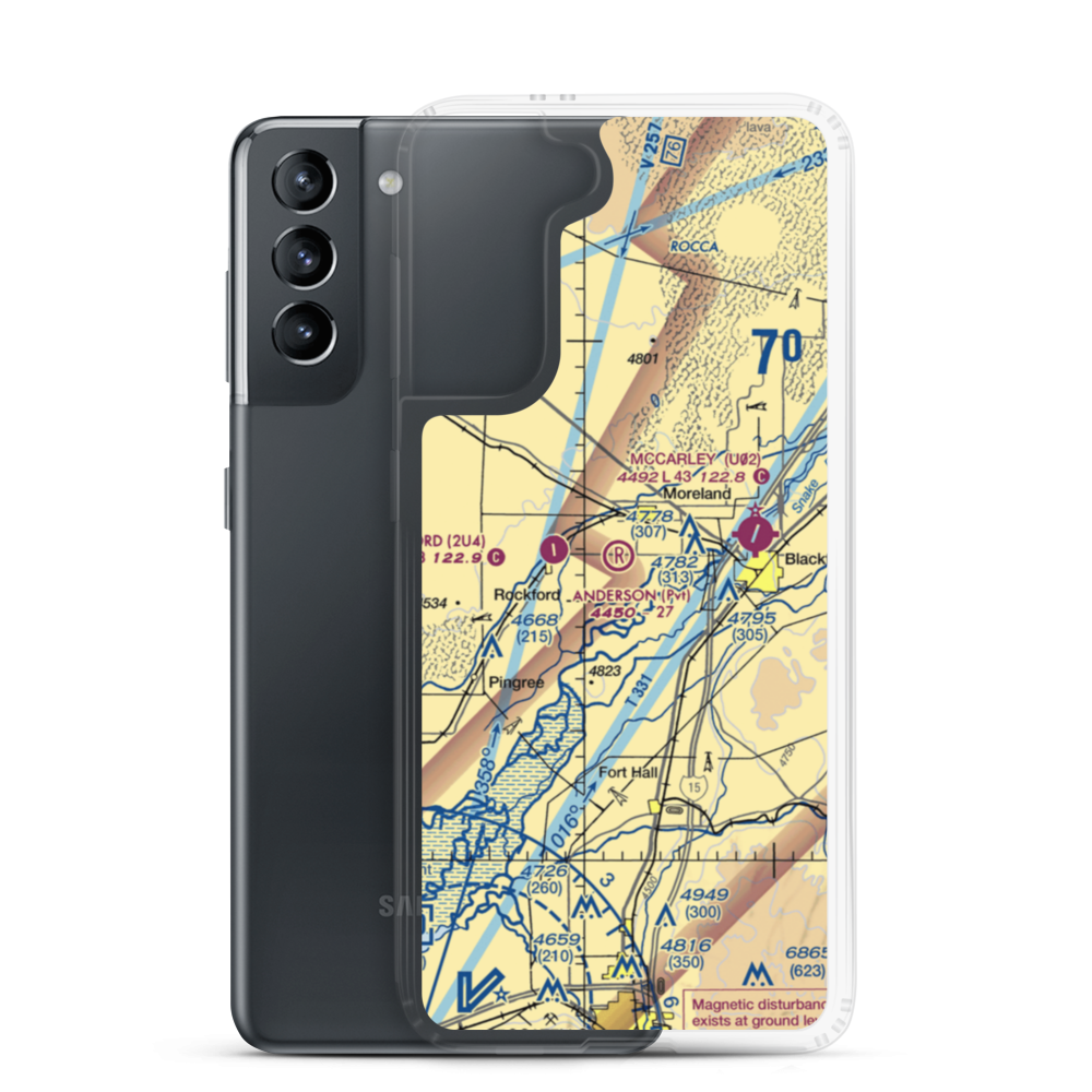 Russell W Anderson Strip (ID12) VFR Sectional Samsung Case Samsung Galaxy S21 model shown