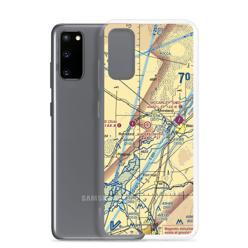 Russell W Anderson Strip (ID12) VFR Sectional Samsung Case Samsung Galaxy S20 model shown