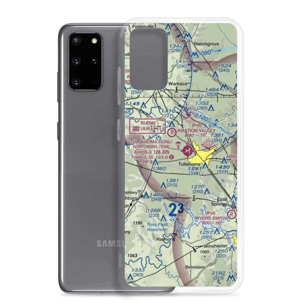 Rutledge Field (TN38) VFR Sectional Samsung Case Samsung Galaxy S20 Plus model shown