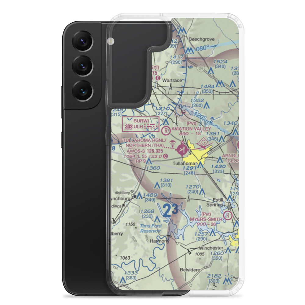 Rutledge Field (TN38) VFR Sectional Samsung Case Samsung Galaxy S22 Plus model shown